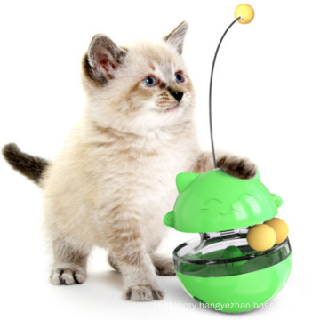Free Sample Turntable Toy Leaking Food Ball Funny Cat Stick Self Enjoy Cat Toys